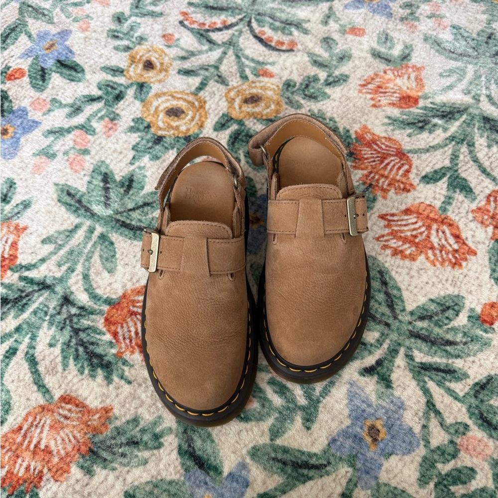 Dr. Martens Tan Mules